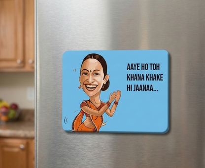 TMKOC Garba Queen Magnet - Ultimate Indian Hospitality