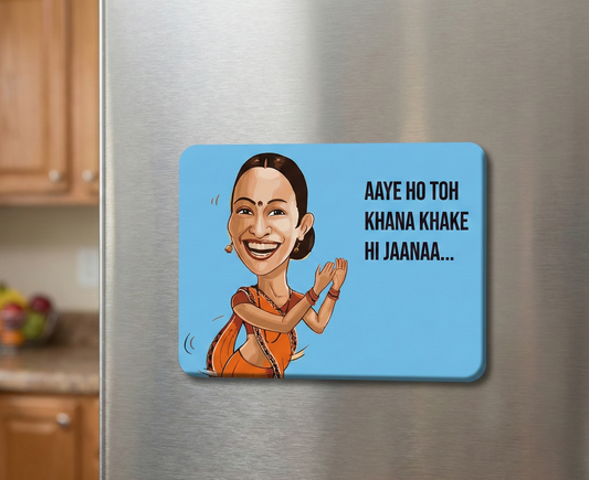 TMKOC Garba Queen Magnet - Ultimate Indian Hospitality